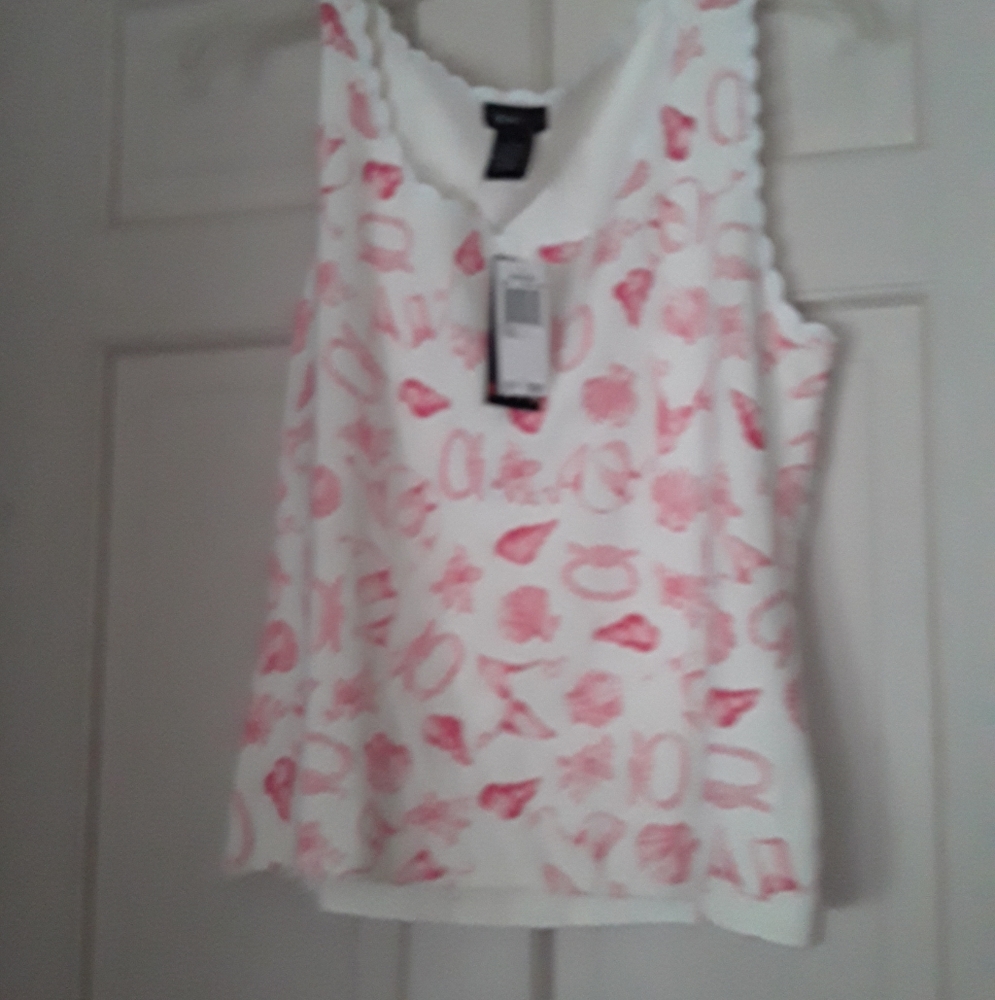 Evie NauticL ocean Seashell Knot top Large new